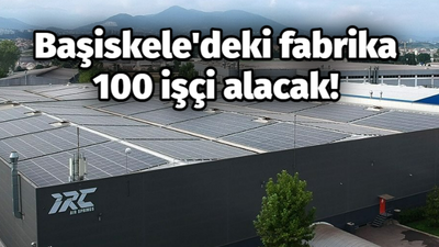 Başiskele'deki fabrika 100 işçi alacak!