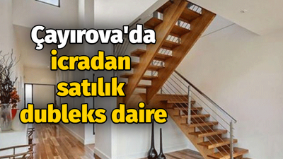 Çayırova'da icradan satılık dubleks daire