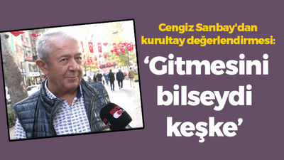 Cengiz Sarıbay'dan kurultay değerlendirmesi: “Gitmesini bilseydi keşke”