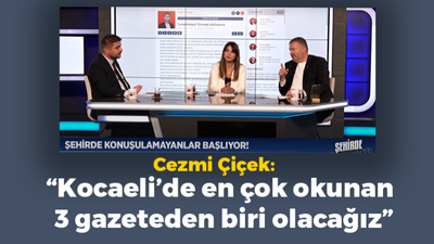 Cezmi Çiçek: “Kocaeli’de en çok okunan 3 gazeteden biri olacağız”