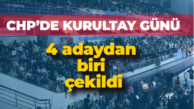 CHP kurultayında 4 adaydan biri çekildi