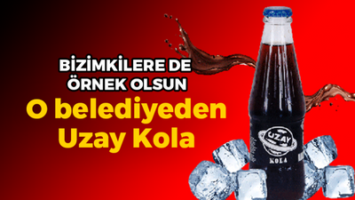 Coca Cola yerine Uzay Kola... Bizimkilere de örnek olsun!