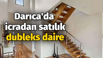 Darıca'da icradan satılık dubleks daire