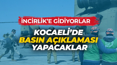 İHH İncirlik’e gidiyor! Kocaeli’de basın açıklaması yapacaklar