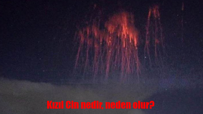 Kızıl Cin (Red Sprite) nedir, neden olur?