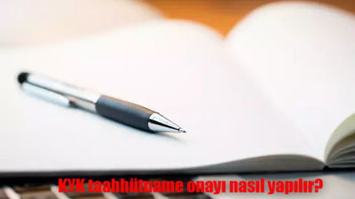 KYK taahhütname onayı nasıl yapılır? Adım adım e-devlet KYK burs ve kredi KYK taahhütname onay işlemleri...