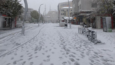 Yağan kar okulları tatil ettirdi