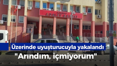 Üzerinde uyuşturucuyla yakalandı: "Arındım, içmiyorum"