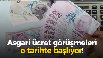 Asgari ücret görüşmelerinin başlayacağı tarih belli oldu