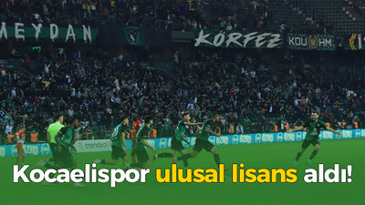 Kocaelispor ulusal lisans aldı!