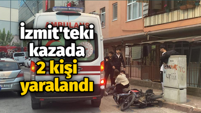 Mehmet Ali Paşa'daki kazada 2 kişi yaralandı