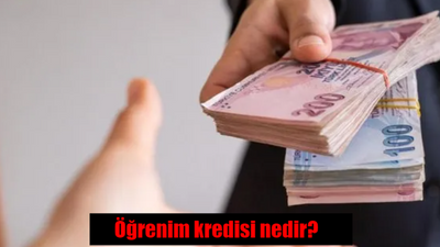 Öğrenim kredisi alabilirsiniz ne demek? Öğrenim kredisi nedir?