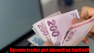 Öğrenim kredisi geri ödemeli mi, faizli mi? KYK öğrenim kredisi geri ödemesi ne zaman başlar, kaç taksitte ödenir?