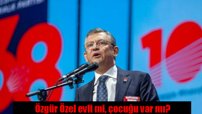 Özgür Özel evli mi? Özgür Özel çocuğu var mı, kaç çocuğu var?