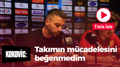 Radomir Kokovic: Takımın mücadelesini beğenmedim