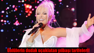 Ünlüler yılbaşı konserleri için kaç lira alacak? İşte ünlülerin dudak uçuklatan tarifeleri!