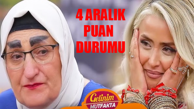 4 Aralık Gelinim Mutfakta Puan Durumu TIKLA ÖĞREN! 4 Aralık Gelinim Mutfakta Kim Birinci Oldu?