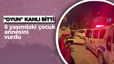 8 yaşındaki çocuk annesini vurdu