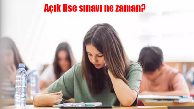 Açık lise sınavları ne zaman? AÖL sınav giriş belgesi ne zaman, nasıl alınır?