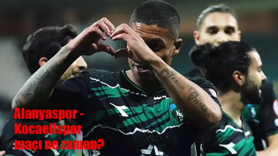 Alanyaspor Kocaelispor maçı ne zaman, saat kaçta ve hangi kanalda canlı yayınlanacak?