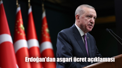 Asgari ücret Ocak 2024 zammı ne kadar olacak? Cumhurbaşkanı Erdoğan'ın asgari ücret açıklaması...