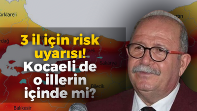 Marmara'daki depremlerin ardından 3 il için risk uyarısı! Kocaeli de o illerin içinde mi ?