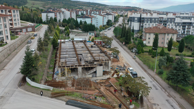 Derince’de inşa edilen Cemevi yükseliyor