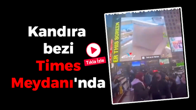 Kandıra bezi Times Meydanı'nda