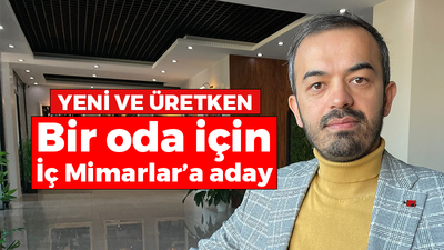 Mehmet Murat Sevindik yeni ve üretken bir oda için İçmimarlar'a aday