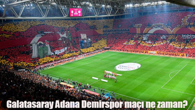 Galatasaray Adana Demirspor maçı hangi kanalda? Galatasaray maçı ne zaman, saat kaçta?