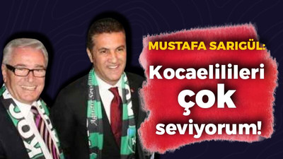 Mustafa Sarıgül Amerika’dan selam gönderdi: Kocaelilileri çok seviyorum