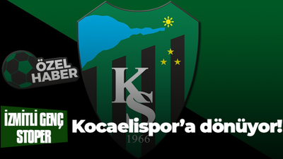 İzmitli genç stoper Kocaelispor’a dönüyor!