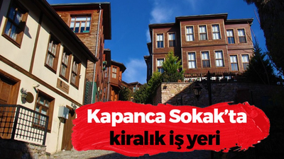 Kapanca Sokak’ta kiralık iş yeri