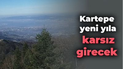 Kartepe yeni yıla karsız girecek