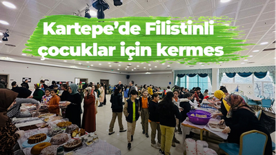 Kartepe’de Filistinli çocuklar için kermes