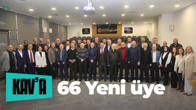 KAV’a 66 yeni üye