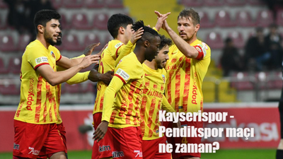 Kayserispor Pendikspor maçı ne zaman, saat kaçta, hangi kanalda?