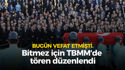 Kocaeli Milletvekili Hasan Bitmez için TBMM'de tören düzenlendi