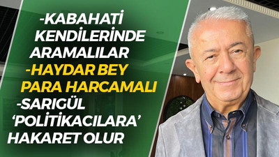 Cengiz Sarıbay’dan bomba açıklamalar: Diyalog eksikliği var… Sarıgül Kocaelili siyasetçilere hakaret olur… Haydar Akar’ın para harcayacak durumu var