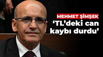 Mehmet Şimşek: ‘TL’deki can kaybı durdu’