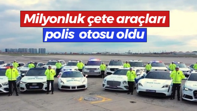 Milyonluk araçlar emniyete devredildi