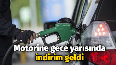 Motorine gece yarısında indirim geldi