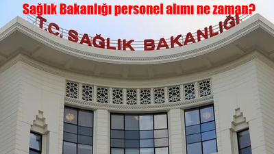 Sağlık Bakanlığı personel alımı başvuru şartları neler, ne zaman yapılacak? Sözleşmeli sağlık personeli başvuruları nereden yapılır?