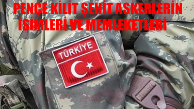 9 Şehidimizin İSİMLERİ ve MEMLEKETLERİ: Şehit Askerlerin Memleketleri! Pençe Kilit 9 Şehit Olan Askerlerin İsimleri! Başımız Sağolsun Türkiyem