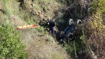 Antalya'da feci ATV kazası: 1 ölü,1 yaralı