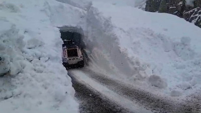 Çalışmalar sırasında üzerine çığ düştü!