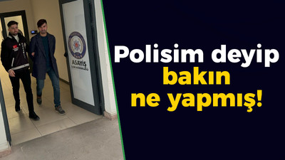 Kocaeli haber - Polisim deyip bakın ne yapmış!