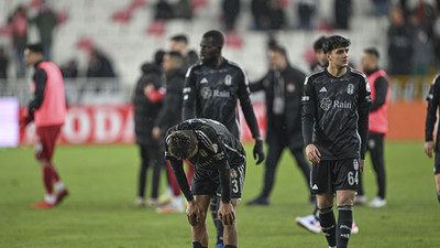 Beşiktaş'ın yüzü Sivas'ta da gülmedi: "1-0"