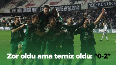 Zor oldu ama temiz oldu: “0-2”