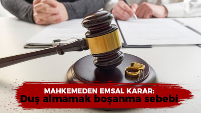 Mahkemeden emsal karar: Duş almamak boşanma sebebi